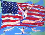 Golden Girl by Leroy Neiman